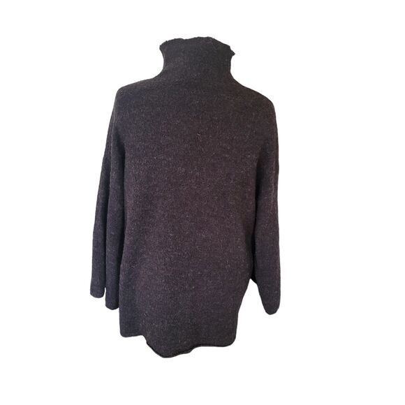 Forever 21 black/gray long sleeve turtleneck, size medium* - Picture 2 of 4